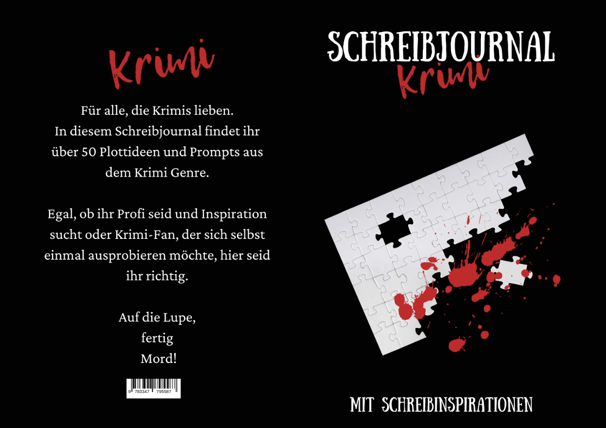 Gesamtes Coverbild Schreibjournal Krimi