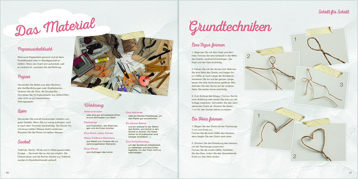 Beispielinhalt (Bild) Winterliches aus der Papierwerkstatt