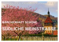 Vorderes Coverbild Märchenhaft schöne Südliche Weinstraße (Tischkalender 2025 DIN A5 quer), CALVENDO Monatskalender
