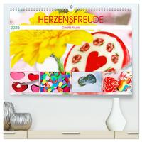 Vorderes Coverbild Herzensfreude (hochwertiger Premium Wandkalender 2025 DIN A2 quer), Kunstdruck in Hochglanz