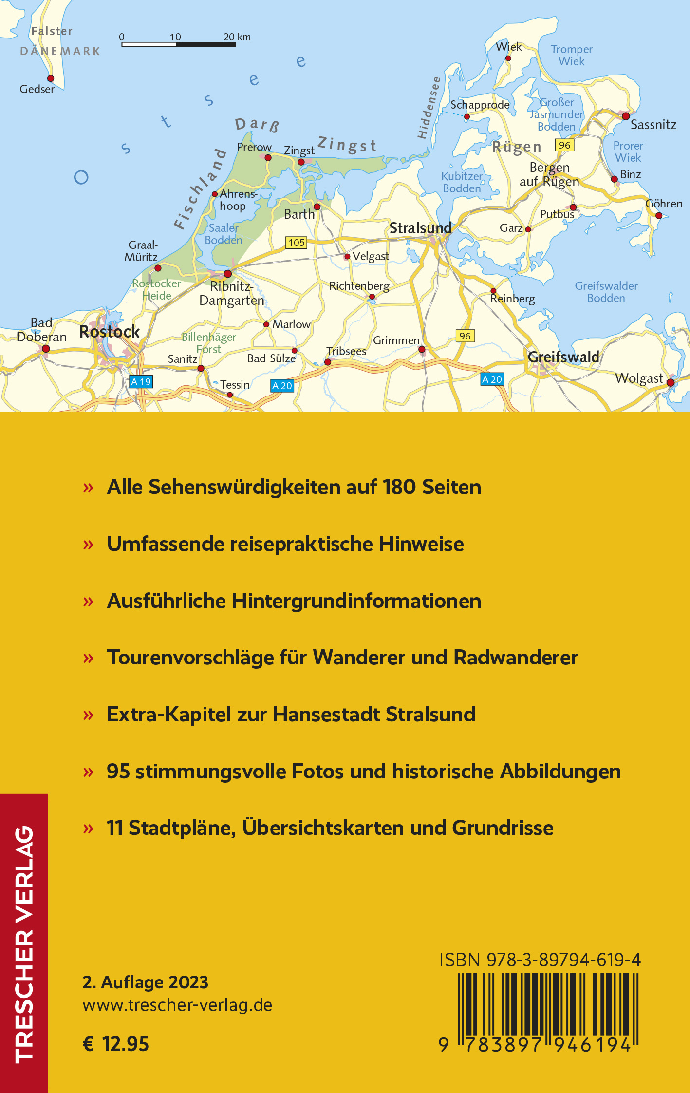 Rückseitencover TRESCHER Reiseführer Fischland, Darß, Zingst