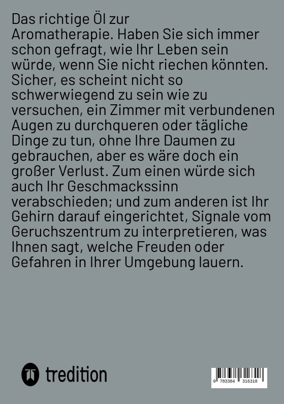 Rückseitencover Aromatherapie: Heilsame Düfte