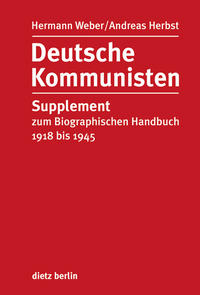 Vorderes Coverbild Deutsche Kommunisten