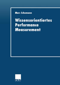 Vorderes Coverbild Wissensorientiertes Performance Measurement