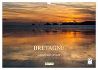Vorderes Coverbild Bretagne - Land am Meer (Wandkalender 2025 DIN A3 quer), CALVENDO Monatskalender