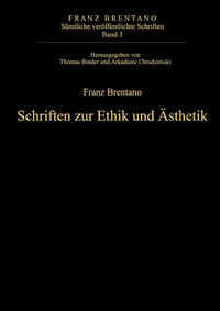 Vorderes Coverbild Schriften zur Ethik und Ästhetik