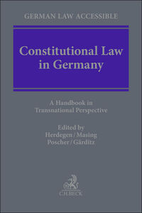 Vorderes Coverbild German Law Accessible / Constitutional Law in Germany