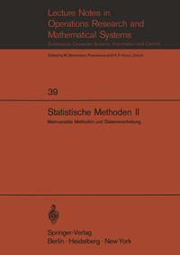 Vorderes Coverbild Statistische Methoden II