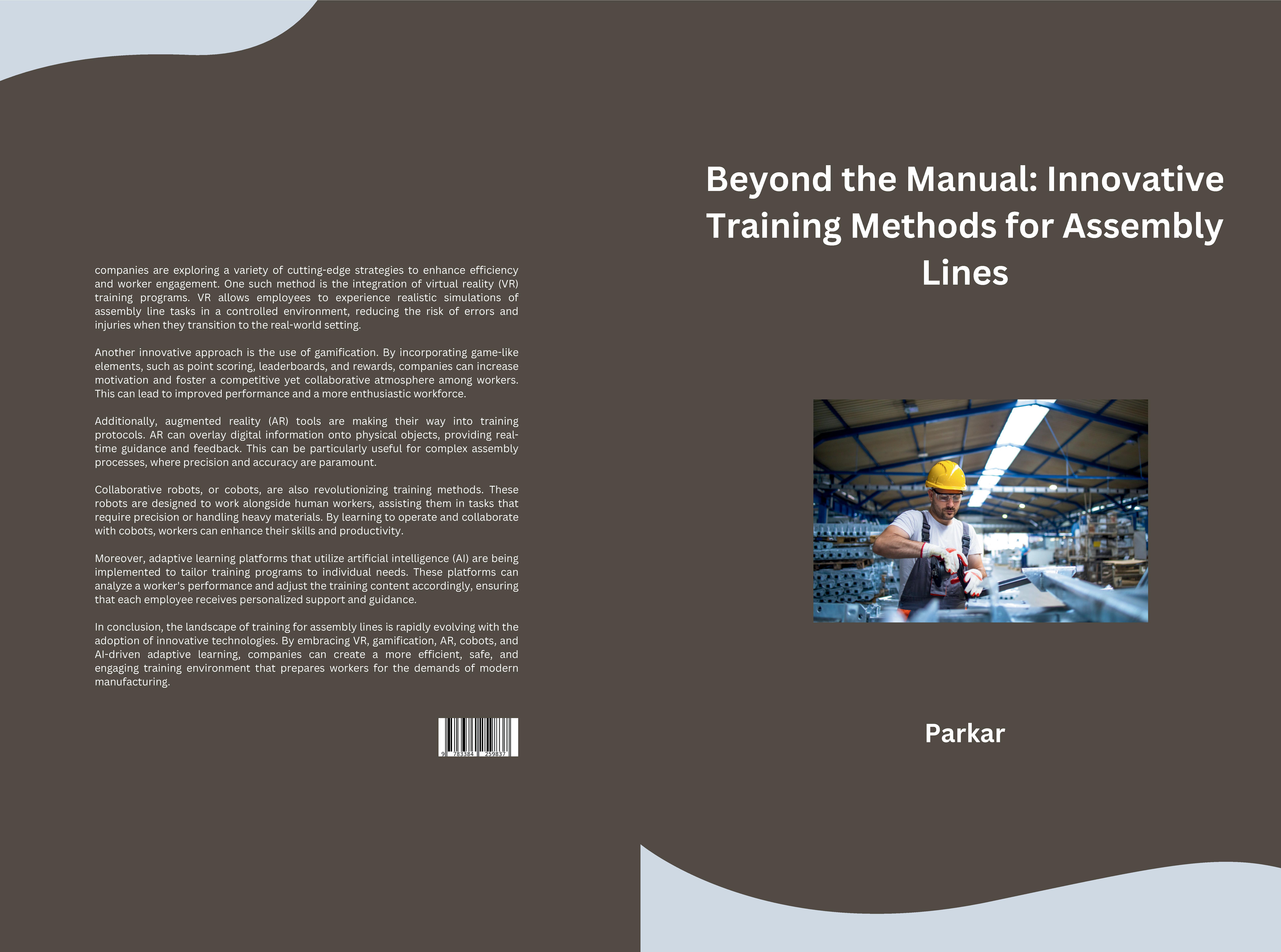 Gesamtes Coverbild Beyond the Manual: Innovative Training Methods for Assembly Lines