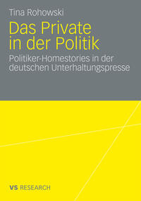 Vorderes Coverbild Das Private in der Politik