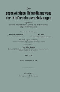 Vorderes Coverbild Die gegenwärtigen Behandlungswege der Kieferschussverletzungen