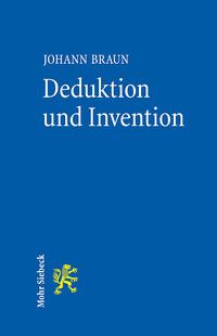Vorderes Coverbild Deduktion und Invention