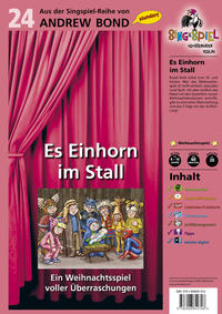 Vorderes Coverbild Es Einhorn im Stall, Singspiel mit CD (SS24)