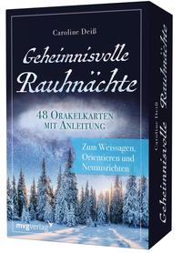 Vorderes Coverbild Geheimnisvolle Rauhnächte – 48 Orakelkarten mit Anleitung