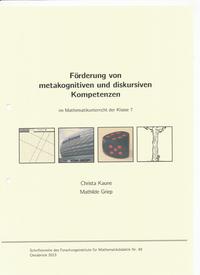 Vorderes Coverbild Förderung von metakognitiven und diskursiven Kompetenzen im Mathematikunterricht der Klasse 7