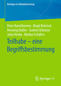 Vorderes Coverbild Teilhabe – eine Begriffsbestimmung