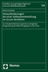Vorderes Coverbild Herausforderungen bei einer Softwareentwicklung im Scrum-Verfahren