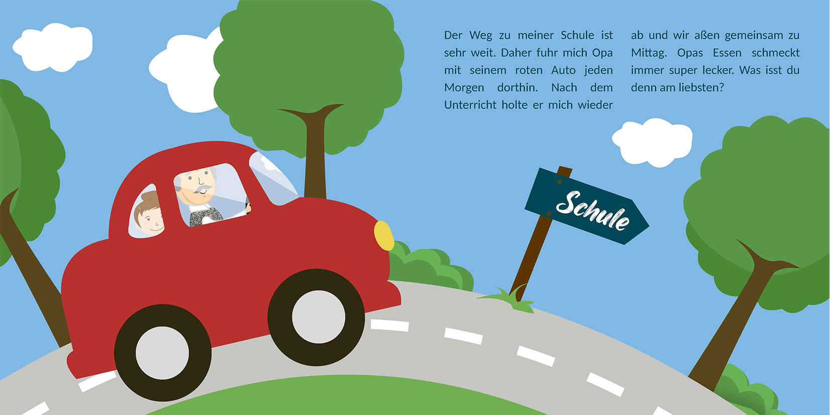 Beispielinhalt (Bild) Stau in Opas Kopf