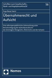 Vorderes Coverbild Übernahmerecht und Aufsicht