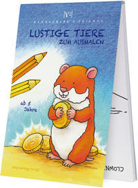 Vorderes Coverbild Malblöckchen "Lustige Tiere"