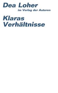 Vorderes Coverbild Klaras Verhältnisse