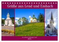 Vorderes Coverbild Grüße aus Lend und Embach (Tischkalender 2025 DIN A5 quer), CALVENDO Monatskalender