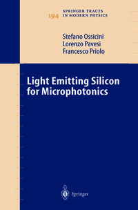Vorderes Coverbild Light Emitting Silicon for Microphotonics