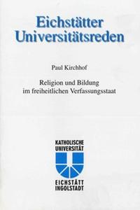 Vorderes Coverbild Eichstätter Universitätsreden Band 112 - Paul Kirchhof