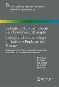 Vorderes Coverbild Biologie und Epidemiologie der Hormonersatztherapie - Biology and Epidemiology of Hormone Replacement Therapy