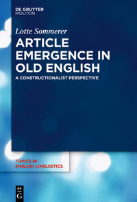 Vorderes Coverbild Article Emergence in Old English