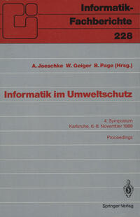 Vorderes Coverbild Informatik im Umweltschutz