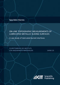Vorderes Coverbild On-Line Topographic Measurements of Lubricated Metallic Sliding Surfaces