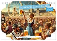 Vorderes Coverbild Boarisch durchs Jahr - Feste Bräuche und Lebenslust (Tischkalender 2026 DIN A5 quer), CALVENDO Monatskalender