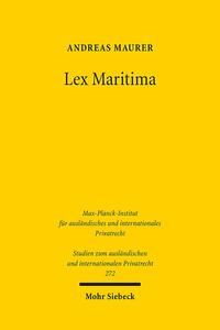 Vorderes Coverbild Lex Maritima