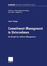 Vorderes Coverbild Commitment-Management in Unternehmen