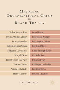 Vorderes Coverbild Managing Organizational Crisis and Brand Trauma