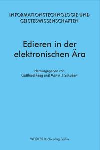 Vorderes Coverbild Edieren in der elektronischen Ära