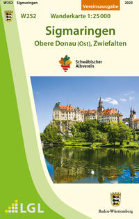 Vorderes Coverbild W252 Sigmaringen - Obere Donau (Ost), Zwiefalten