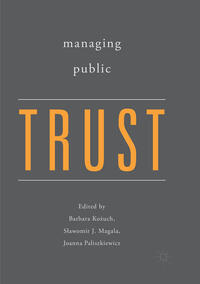 Vorderes Coverbild Managing Public Trust