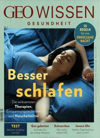 Vorderes Coverbild GEO Wissen Gesundheit / GEO Wissen Gesundheit 9/18 - Besser schlafen