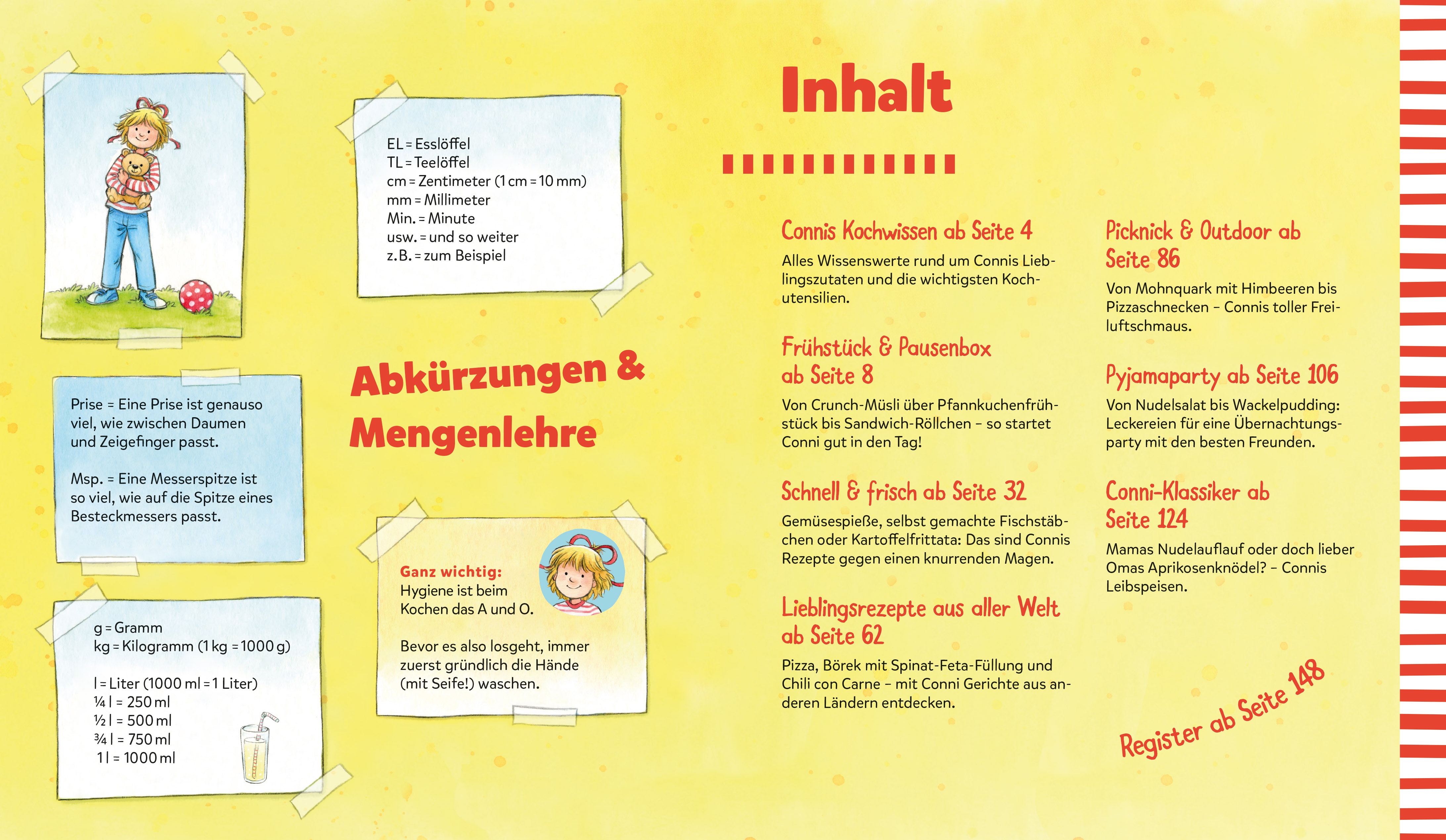 Beispielinhalt (Bild) Das Conni Kochbuch