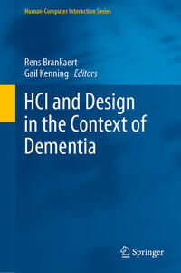 Vorderes Coverbild HCI and Design in the Context of Dementia