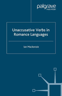 Vorderes Coverbild Unaccusative Verbs in Romance Languages
