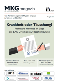 Vorderes Coverbild MkG-Fachinfomagazin Ausgabe 02/24