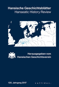 Vorderes Coverbild Hansische Geschichtsblätter
