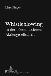 Vorderes Coverbild Whistleblowing in der börsennotierten Aktiengesellschaft