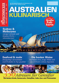 Vorderes Coverbild DER FEINSCHMECKER Australien kulinarisch