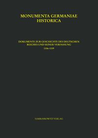 Vorderes Coverbild Dokumente zur Geschichte des Deutschen Reiches und seiner Verfassung (1336-1339)