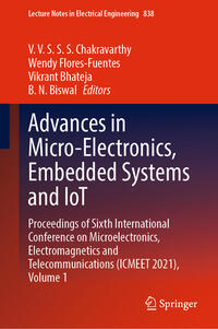 Vorderes Coverbild Advances in Micro-Electronics, Embedded Systems and IoT