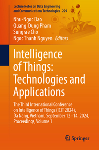 Vorderes Coverbild Intelligence of Things: Technologies and Applications